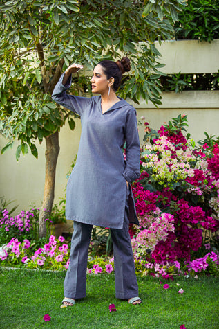 Grey Bell Pants NZ-010