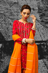 Orange Dupatta NRN-010-OND