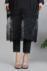 Classic Black with Laces and Pleats (2 Piece)