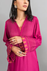 Fuchsia and Orange with Laces (2 Piece)