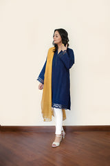 Navy Blue Kurta NRA-002