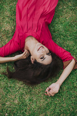 Cerise Pink Long Shirt NS-007