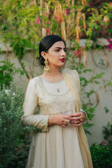 Ivory Kalidaar Pishwas (3 Piece)