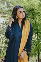 Navy Blue Kurta NRA-002