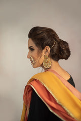 Mustard Dupatta with Gota and Sequins NQ-002 -MD