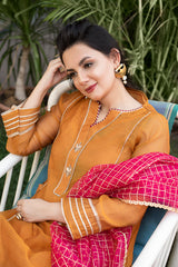 Marigold & Pink Outfit (3 Piece)