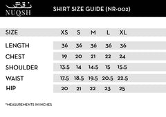 Black with Fiery Red Accent Shirt NR-002