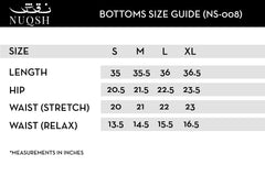 White Straight Pants NS-008