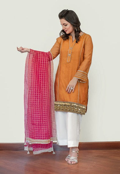 Marigold & Pink Outfit (3 Piece)