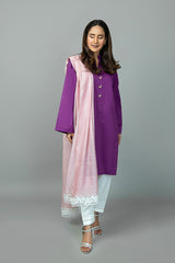 Purple Kurta with Buttons NR-009