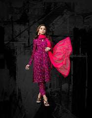 Pink Chiffon Dupatta NRN-005-PNKD