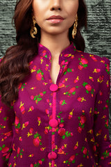 Purple Floral Shirt NRN-005