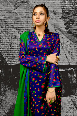 Blue Straight Shirt NRN-004