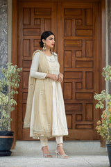 Ivory Maysuri Dupatta NRA-009-IVD