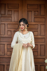 Ivory Maysuri Dupatta NRA-009-IVD