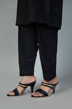 Black Straight Shalwar NR-007