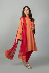 Red Dupatta NR-008