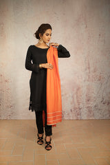 Orange Dupatta NQ-001-OD