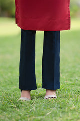 Navy Blue Bell Bottom Pants NS-006