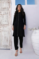 Black Straight Shalwar KH-011