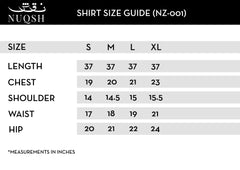 Size Guide NZ-001