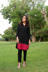 Black & Pink Shirt NS-002