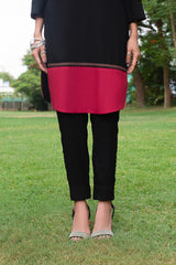 Black Straight Pants NS-002