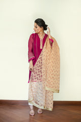 Peach Dupatta NRA-003-PD