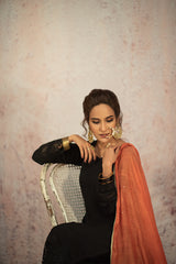 Orange Dupatta NQ-001-OD