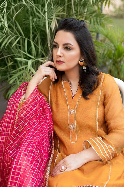 Marigold & Pink Outfit (3 Piece)