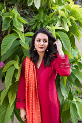 Orange Dupatta NRA-005-OD