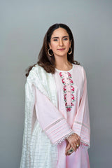 Pink Hand Embroidered Kurta NR-006