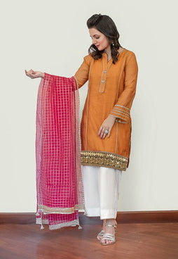 Marigold & Pink Outfit (3 Piece)